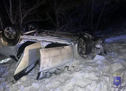 В Самарской области на трассе перевернулась "Гранта" с 3-летней пассажиркой