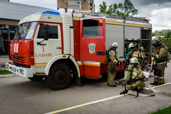 За сутки в Самарской области потушили 11 пожаров