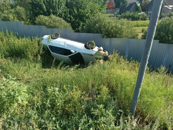 В поселке Курумоч 6 августа столкнулись два автомобиля